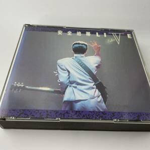 安全地帯LIVE 1987 ライブ写真集付　歌詞カード欠品 CD 安全地帯 Hヤ-12.　中古