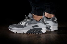 V22【特価/Used/良品/入手困難】NIKE AIR MAX 90 ESSENTIAL COOL GREY/WOLF/Jordan sb force atmos AIRMAX dunk acg supreme 1 2 4 95 97 _画像1