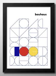 14270■送料無料!!アートポスター　絵画　A3サイズ『バウハウス　BAUHAUS』イラスト　北欧　マット紙