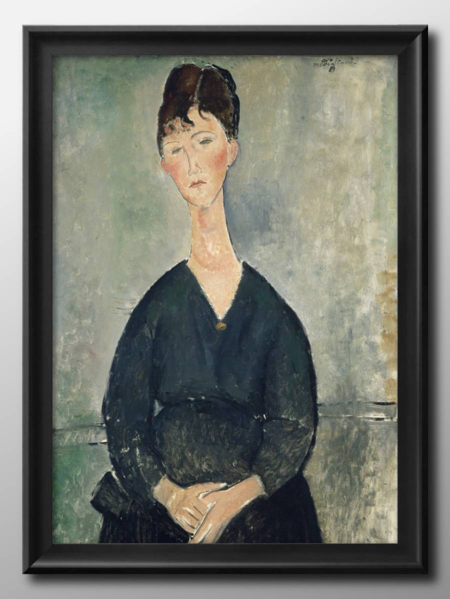 14237■Free shipping!! Art poster painting A3 size Amedeo Modigliani Cafe Singer illustration Nordic matte paper, Housing, interior, others