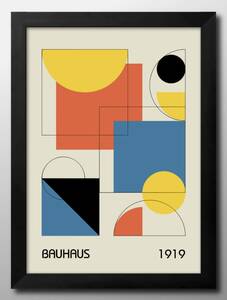 14338■送料無料!!アートポスター　絵画　A3サイズ『バウハウス　BAUHAUS』イラスト　北欧　マット紙