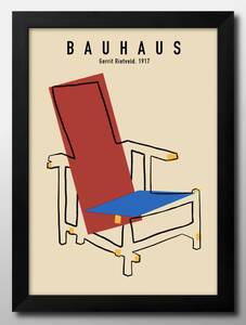 14339■送料無料!!アートポスター　絵画　A3サイズ『バウハウス　BAUHAUS』イラスト　北欧　マット紙