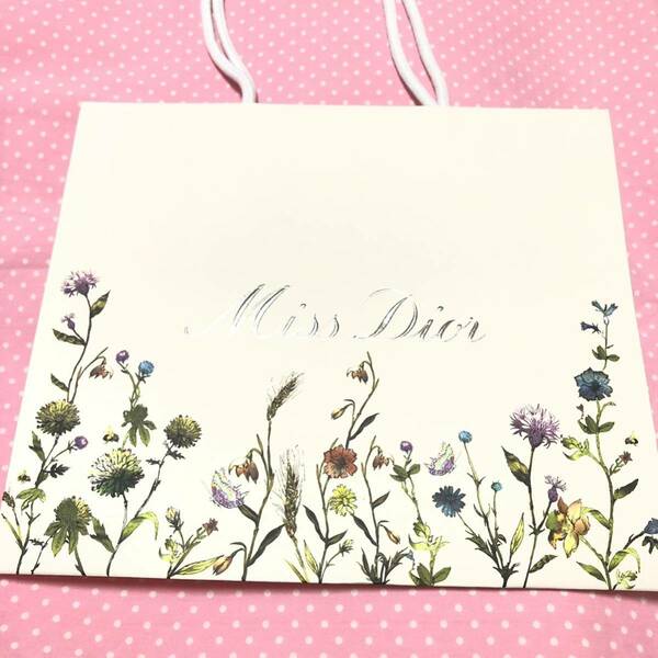 Dior ディオール ショップ袋 紙袋 クリスチャンディオール ショッパー ミスディオール ショッピングバッグ 手提げ紙袋 Miss Dior
