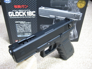 16 東京マルイ カスタム 動作良好品 18才以上 電動 ハンドガン GLOCK 18C グロック グロッグ スプリング SBD 各部点検 グリスアップ　