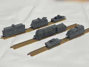 ドイツ軍 装甲列車 BP42 BP44 Nゲージ 鉄道模型 完成品 動力付き 第二次世界大戦 1/150 1/144 38(t)戦車