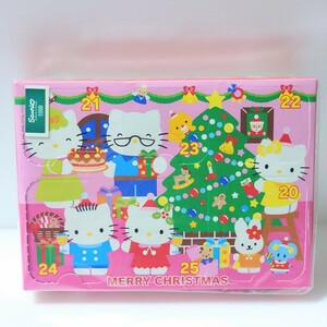 ハローキティ Hello Kitty クリスマス アドベント ギフト ボックス エンジェル ぬいぐるみ ボールチェーン マスコット シール メモ 2001年