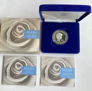 1999年 ダイアナ妃 追悼記念 5ポンド 銀貨 プルーフ