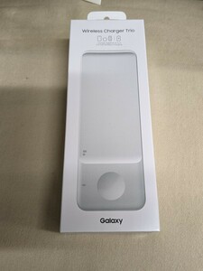 新品未使用　GALAXY｜ギャラクシー 【サムスン純正】Wireless Charger Trio Galaxy ホワイト EP-P6300TWEGJP