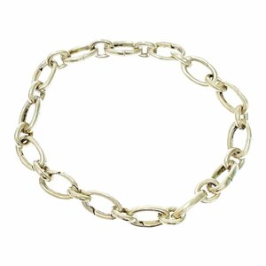 【1円スタート】【箱付き】TIFFANY & Co. ティファニー シルバー オーバルリンク 23.5g 925刻印 ブレスレット 216556