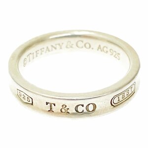 【1円スタート】【箱付き】TIFFANY & Co. ティファニー シルバー 1837 ナロー 4.0g 925刻印 指輪 リング 216574