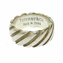 TIFFANY&Co. ティファニー シルバー ツイスト トルネード リング 8.7g 925刻印 220108 リング・指輪_画像1