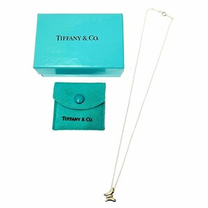 【箱付き】 TIFFANY&Co. ティファニー シルバー エルサペレッティ バタフライ ネックレス 2.8g 925刻印 220190 ネックレス