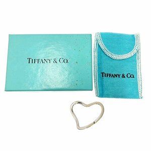 【箱付き】 TIFFANY&Co. ティファニー シルバー エルサペレッティ オープンハート キーリング 7.7g 925刻印 220566 キーリング