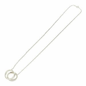 【1円スタート】TIFFANY & Co. ティファニー シルバー ナロー 1837 ダブルリング 10.1g 925刻印 ネックレス 221224