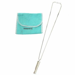 【1円スタート】【保存袋付き】TIFFANY & Co. ティファニー シルバー 1837 ナローバー ペンダント 12.4g 925刻印 ネックレス 226002