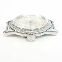 【1円スタート】ORIS オリス 7463B ポインターデイト 25石 裏スケ SS シルバー文字盤 自動巻き メンズ腕時計 ジャンク 221720_画像4