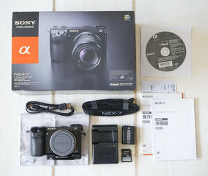 NEX-7 本体　美品　SONY　REALLY RIGHT STUFFプレート付