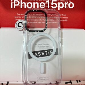 新品未使用casetify iPhone15pro クリアケース　