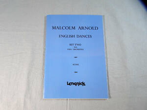 o) ミニチュアスコア マルコム・アーノルド ENGLISH DANCES SET TWO[1]2188
