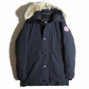 K7366h24　■CANADA GOOSE カナダグース■　3438JM JASPER PARKA ジャスパー ダウンジャケット ネイビー M/M ダウンコート 紺 秋冬