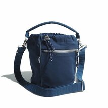 C1388f42　■PORTER ポーター■　CHALET DRAWSTRING BAG シャレ ドローストリングバッグ ネイビー / 紺 60/40クロス 2way ユニセックス_画像1