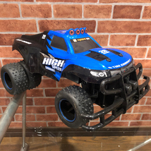 ■動作未確認 ジャンク扱い ラジコンカー本体■京商 Kyosho EGG 乾電池式■6 TIRE CHARIOT■全長約35cm■_画像1