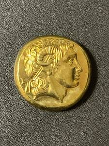 ギリシャ古銭 金貨 古代ギリシャ 35.8g 12