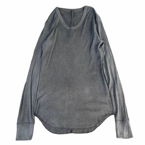 00s KAZUYUKI KUMAGAI ATTACHMENT weathered long-sleeve tops トキオクマガイ アタッチメント ロンT Sample Archive Japan label Rare