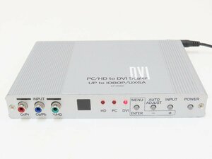◎60☆DVI PC/HD to DVI Scaler 高帯域対応デジタルビデオスケーラー HTCP-255D☆1207-217