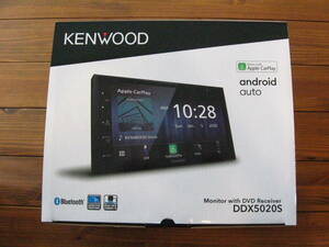 ケンウッド KENWOOD DDX5020S DVD/CD/USB/Bluetoothディスプレイオーディオレシーバー　新品　Apple CarPlay・Android Auto対応 　送料無料