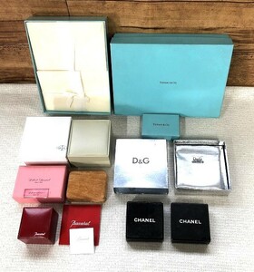 (5)空箱 アクセサリ用 小箱 ボックス★ティファニー/バカラ/ニナリッチ/シャネル/ドルガバ/Van Cleef&Arpelsなど★まとめ売りセット！