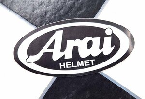 送料込 Arai アライ ヘルメット ステッカー 9.5cm 検/ ゼファー SUZUKI HONDA CBX400F CBX550F CB400F CBR400 ホーク バブ モンキー