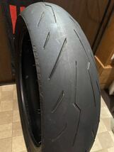 中古MCタイヤ 2022年製造 PIRELLI DIABLO ROSSOⅣ 150/60ZR17 パンク修理痕あり ピレリ ロッソ4 150 60 17 4922 M2896_画像5