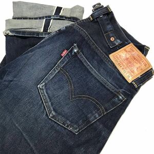 【USA製バレンシア工場】90s LEVIS 501XXc リーバイス 1937年 ヴィンテージ 復刻 レプリカジーンズ W33 濃紺 色落ち 赤耳 LVC 廃盤 デニム