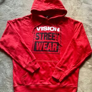 VISION STREET WEAR ビックロゴ スウェットパーカー ビジョンストリートウェア