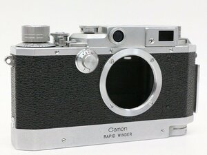 ●○Canon IV Sb型/RAPID WINDER レンジファインダー フィルムカメラ ラピッドワインダー付 L39マウント キャノン○●018892009J○●