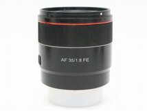 ●○SAMYANG AF 35mm F1.8 FE SONY カメラレンズ 広角 単焦点 ソニーEマウント サムヤン ケース付○●019288009m○●_画像3