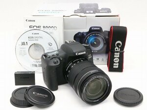 ●○【良品・元箱付】Canon EOS 8000D EF-S18-135 IS STM レンズキット デジタル一眼レフカメラ EFマウント キャノン○●019647003m○●