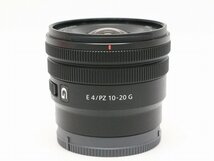 ●○【美品・元箱付】SONY SELP1020G E PZ 10-20mm F4 G カメラレンズ 超広角 ズーム Eマウント ソニー○●019613001m○●_画像3