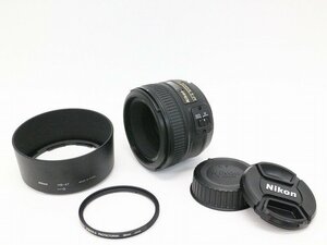 ●○【美品】Nikon AF-S NIKKOR 50mm F1.8G カメラレンズ 標準 単焦点 Fマウント ニコン○●018445002○●