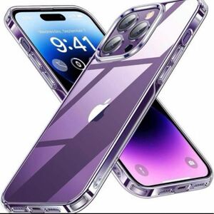 ☆50%off☆残り1点！CASEKOO iPhone14ProMax 用 ケース クリア 耐衝撃 米軍MIL規格 SGS認証 