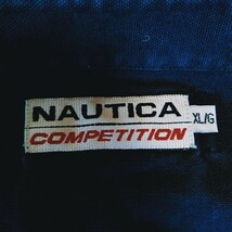 む136 NAUTICA COMPETITION サイズXL ジャケット 綿 ノーティカ セーリング ネイビー レトロ ブルゾン 洋服_画像3