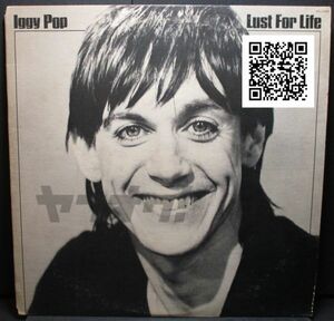 レア盤-US_Rock-David Bowie-マトリクス_1/1-USオリジナル★Iggy Pop - Lust For Life[LP, '77:RCA Victor - AFL1-2488]