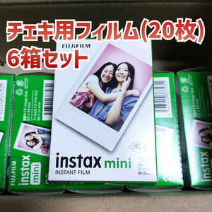 6箱◆INSTAX MINI JP 2◆FUJIFILM インスタントカメラ チェキ用フィルム 20枚入 
