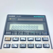 【超貴重！新品同様！】人気関数電卓　CASIO fx-690v　SUPER-FX　取扱い説明書付き　管理番号Z1211_画像6