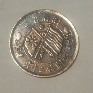 中国古銭 湖南省造 當制銭 二十文銅貨