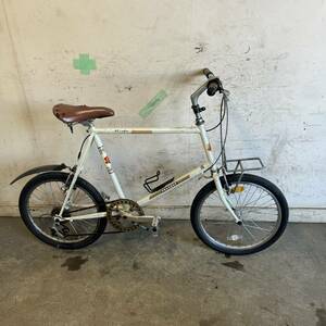 ★岐阜発　△PEUGEOT/プジョー/Merle△20インチ/小径自転車/7段変速/サドル破れあり/汚れ等有り/走行確認/防犯有り/現状品　R5.12/14★