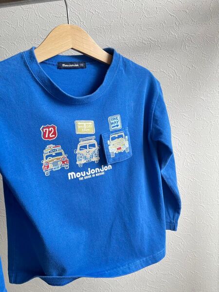 moujonjon ムージョンジョン ロンT 長袖 シャツ 車 110サイズ トップス Tシャツ キッズ 男の子 子供服