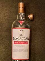 THE MACALLAN CASK STRENGTH　ザ・マッカラン　カスクストレングス　58％ 750ml ・★空き瓶★_画像4