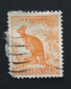  Australia kangaroo map used .1913 year about 